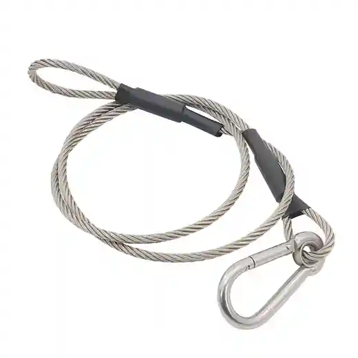 Stainless steel 5mm x 85cm Wire Cable Safety Rope