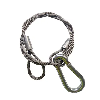 Stainless steel 5mm x 85cm Wire Cable Safety Rope