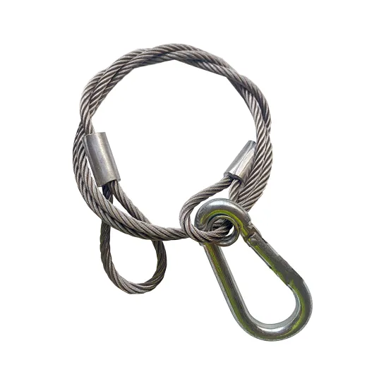 Stainless steel 5mm x 85cm Wire Cable Safety Rope